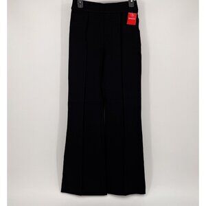 Spanx In Pointe Hi-Rise Flare Leggings Size S Small Black Stretch Elastic Waist